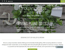 Tablet Screenshot of growinggifts.com.au